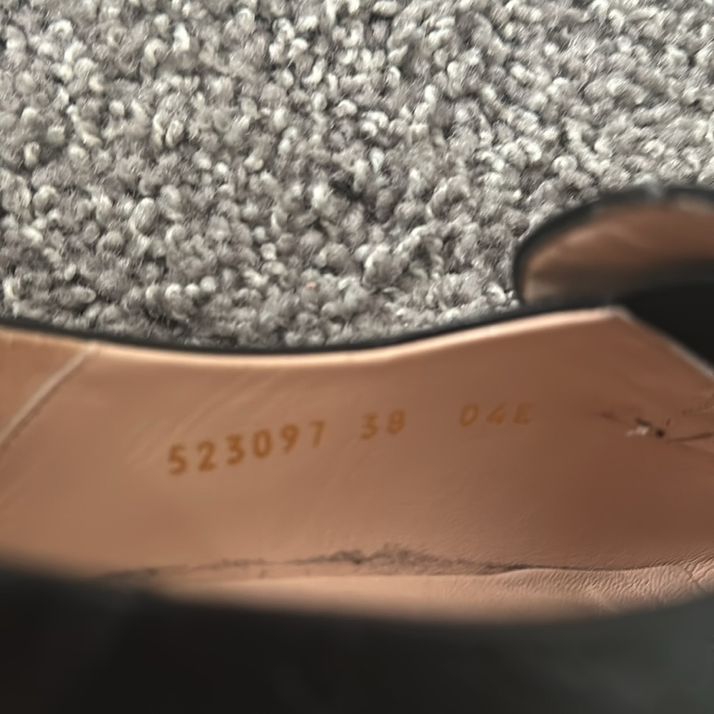 Gucci Shoes | Gucci Horsebit Leather Loafer with Crystals Mules/Slides - Picture 5 of 7
